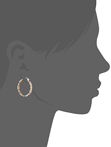 Gold Plated Sterling Silver Filigree Round Hoop Earrings , (previously Amazon Collection) - Image 3