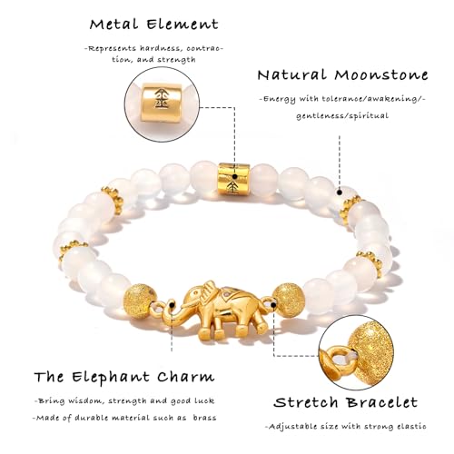 Protection Bracelet, Crystal Bracelet With Unique Charms for Protection & Balance Healing Energy Feng Shui Gifts for Women - Image 3