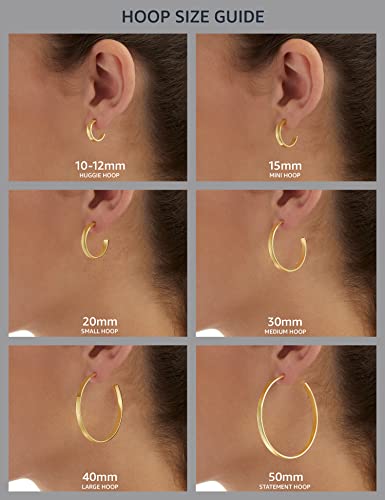 Gold Plated Sterling Silver Filigree Round Hoop Earrings , (previously Amazon Collection) - Image 4