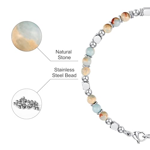 Beaded Bracelets for Women - Silver and Gold Boho Bracelets, Trendy Jewelry Gifts for Lover, Mom, Friends - Image 6