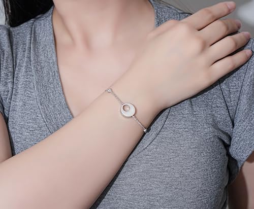 925 Sterling Silver Urn Bracelets for Ashes for Women - Cremation Bracelet Jewelry for Hold Ashes of Human & Pets - Keepsake memory jewelry Gifts - Image 3